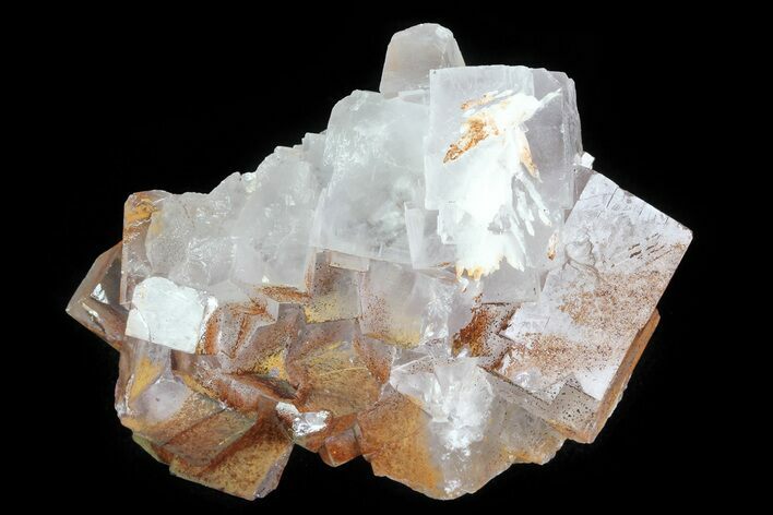 Light-Purple Cubic Fluorite Crystals - Morocco #80322